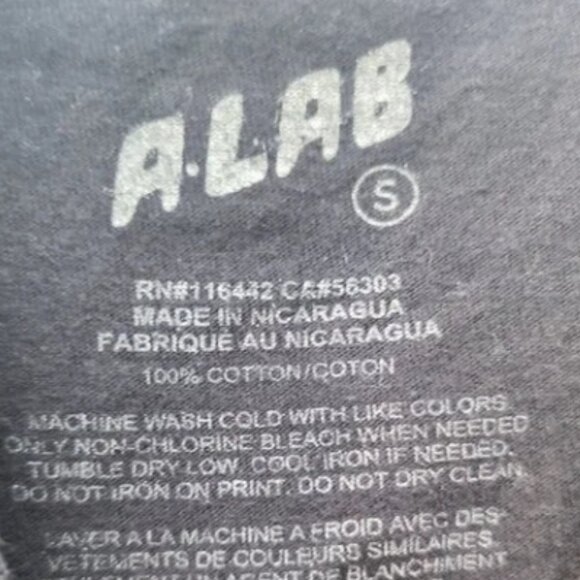 🧙♂️Zumiez🪄 A.Lab Mystical Wizard Money Graphic Tee S- BLACK - Picture 3 of 3